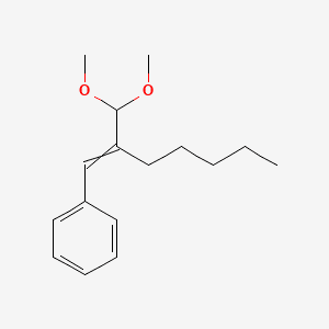 AMYLCINNAMAL DIMETHYL ACETAL 분자 구조