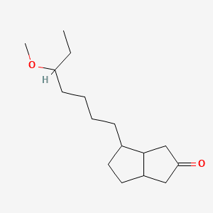 ETHOXYHEPTYL BICYCLOOCTANONE 분자 구조