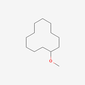 METHOXYCYCLODODECANE 분자 구조