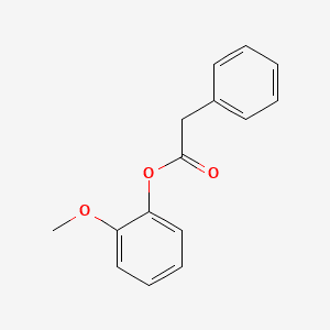 GUAIACOL PHENYLACETATE 분자 구조