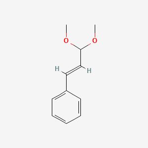 CINNAMALDEHYDE DIMETHYL ACETAL 분자 구조