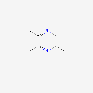 Pyrazine, 3-ethyl-2,5-dimethyl- 분자 구조
