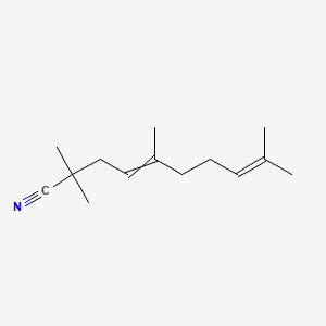 TETRAMETHYL-4,8-DECADIENENITRILE Molecular structure