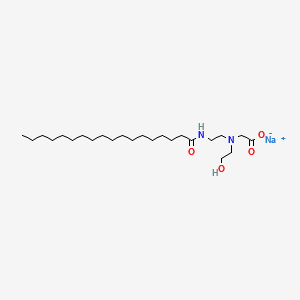 SODIUM STEAROAMPHOACETATE 분자 구조