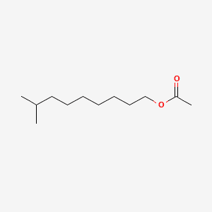 Acetic acid, isodecyl ester 분자 구조