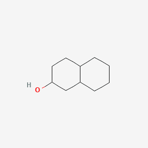 2-Naphthalenol, decahydro- 분자 구조