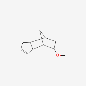 4,7-Methano-1H-indene, 3a,4,5,6,7,7a-hexahydro-5-methoxy- 분자 구조