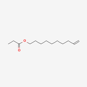 9-Decen-1-ol, propanoate 분자 구조