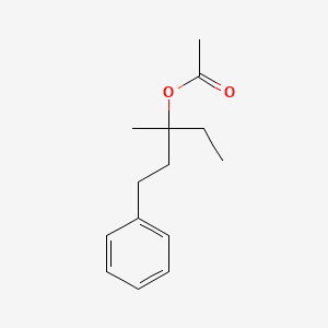 PHENETHYL METHYL ETHYL CARBINYL ACETATE 분자 구조