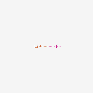 Lithium fluoride (LiF) 분자 구조