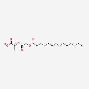 MYRISTOYL LACTYLIC ACID Molecular structure