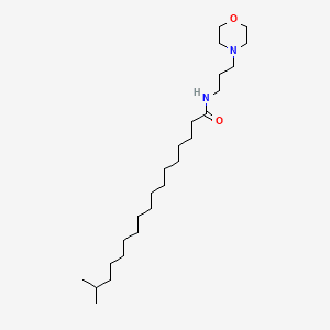 ISOSTEARAMIDOPROPYL MORPHOLINE 분자 구조