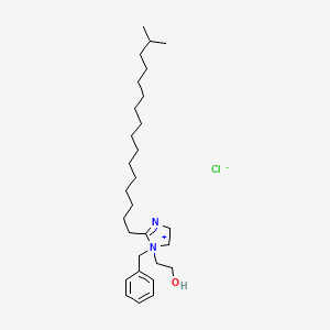 ISOSTEARYL BENZYLIMIDONIUM CHLORIDE 분자 구조