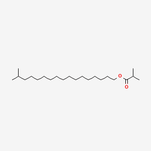 ISOSTEARYL ISOBUTYRATE 분자 구조
