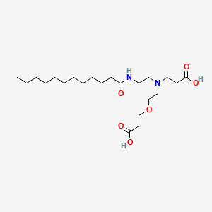 LAUROAMPHODIPROPIONIC ACID 분자 구조