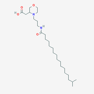 CARBOXYMETHYL ISOSTEARAMIDOPROPYL MORPHOLINE Molecular structure