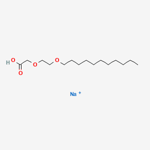 SODIUM UNDECETH-5 CARBOXYLATE 분자 구조
