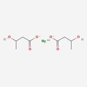 MAGNESIUM 3-HYDROXYBUTYRATE 분자 구조