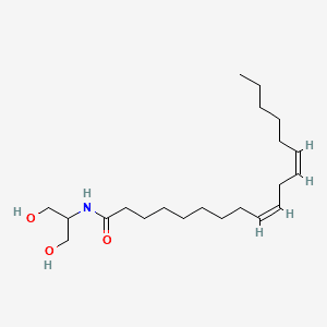 N-LINOLEOYL SERINOL 분자 구조