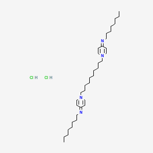 オクテニジンＨＣｌ 분자 구조