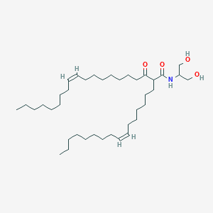 OLEOYL OLEAMIDE SERINOL 분자 구조