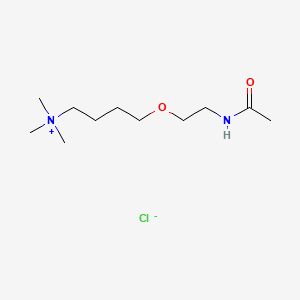 ACETAMIDOETHOXYBUTYL TRIMONIUM CHLORIDE Molecular structure