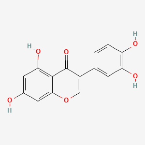 HYDROXYGENISTEIN 분자 구조