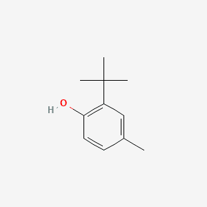 2-TERT-BUTYL-P-CRESOL 분자 구조