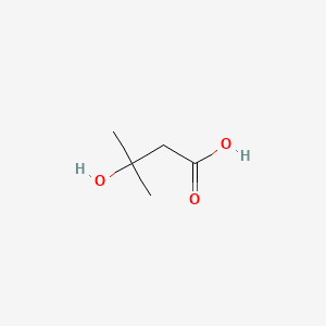 3-METHYL-3-HYDROXYBUTYRIC ACID 분자 구조