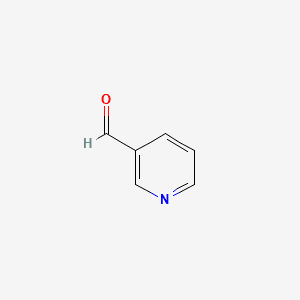 3-Pyridinecarboxaldehyde 분자 구조