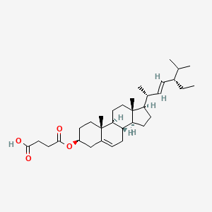STIGMASTERYL SUCCINATE 분자 구조