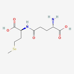 METHYLSELENO CARBOXYPROPYLGLUTAMINE 분자 구조