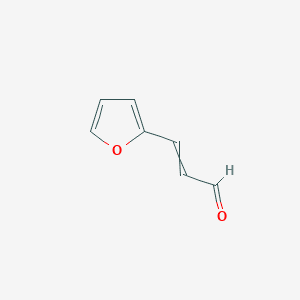 2-Propenal, 3-(2-furanyl)- 분자 구조