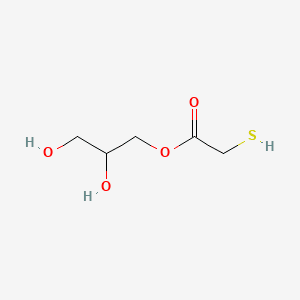 GLYCERYL THIOGLYCOLATE 분자 구조