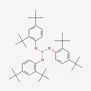 TRIS(DI-T-BUTYLPHENYL) PHOSPHITE Molecular structure