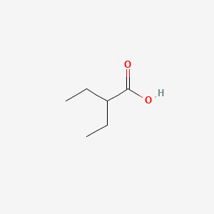 Butanoic acid, 2-ethyl- 분자 구조