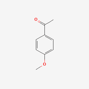 Ethanone, 1-(4-methoxyphenyl)- 분자 구조