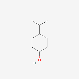 Cyclohexanol, 4-(1-methylethyl)- 분자 구조