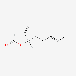 1,6-Octadien-3-ol, 3,7-dimethyl-, formate 분자 구조
