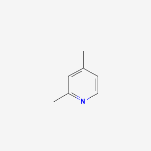 2,4-DIMETHYLPYRIDINE 분자 구조
