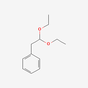 Benzene, (2,2-diethoxyethyl)- 분자 구조