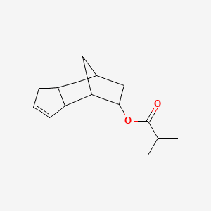 HEXAHYDRO-METHANOINDEN-5-YL ISOBUTYRATE Molecular structure