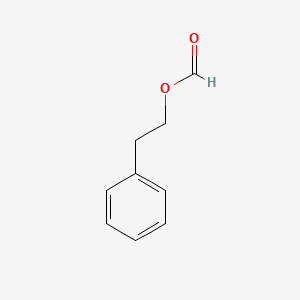 Formic acid, 2-phenylethyl ester 분자 구조