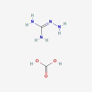 AMINOGUANIDINE BICARBONATE 분자 구조