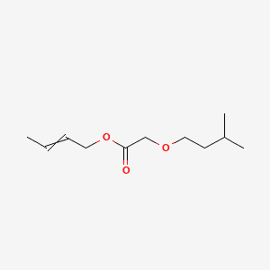 BUTENYL ISOAMYLOXYACETATE 분자 구조
