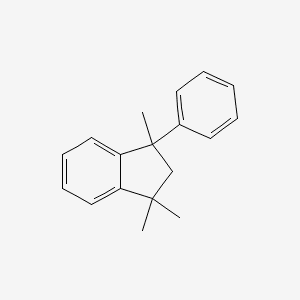 1H-Indene, 2,3-dihydro-1,1,3-trimethyl-3-phenyl- 분자 구조