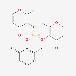 GALLIUM MALTOLATE 분자 구조