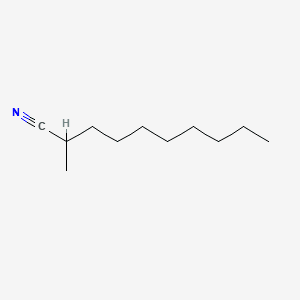 Decanenitrile, 2-methyl- 분자 구조