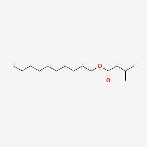 DECYL ISOVALERATE 분자 구조