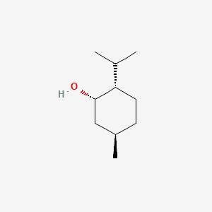 Cyclohexanol, 5-methyl-2-(1-methylethyl)-, (1R,2R,5S)-rel- 분자 구조